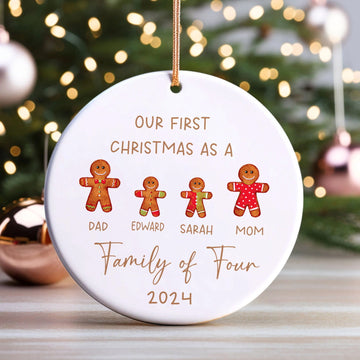 Personalized Ceramic Family Ornament, Family Keepsake CX02-24 - Kindlytoys