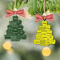 Personalized Family Christmas Ornament, Custom Christmas Tree Ornament with Family Names CF705 - Kindlytoys
