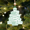 Personalized Family Christmas Ornament, Custom Christmas Tree Ornament with Family Names CF705 - Kindlytoys
