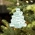 Personalized Family Christmas Ornament, Custom Christmas Tree Ornament with Family Names CF705 - Kindlytoys