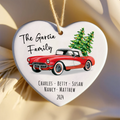 Personalized Family Christmas Ornament, Family Ceramic Ornament CY02-2 - Kindlytoys