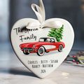 Personalized Family Christmas Ornament, Family Ceramic Ornament CY02-2 - Kindlytoys