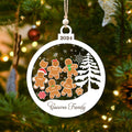 Personalized Family Christmas Ornaments, Gingerbread Ornament For Family CF222 - Kindlytoys