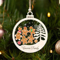 Personalized Family Christmas Ornaments, Gingerbread Ornament For Family CF222 - Kindlytoys