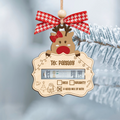 Personalized Good Mix Of Both Money Holder Ornament, Cute Reindeer Money Holder MH42 - Kindlytoys