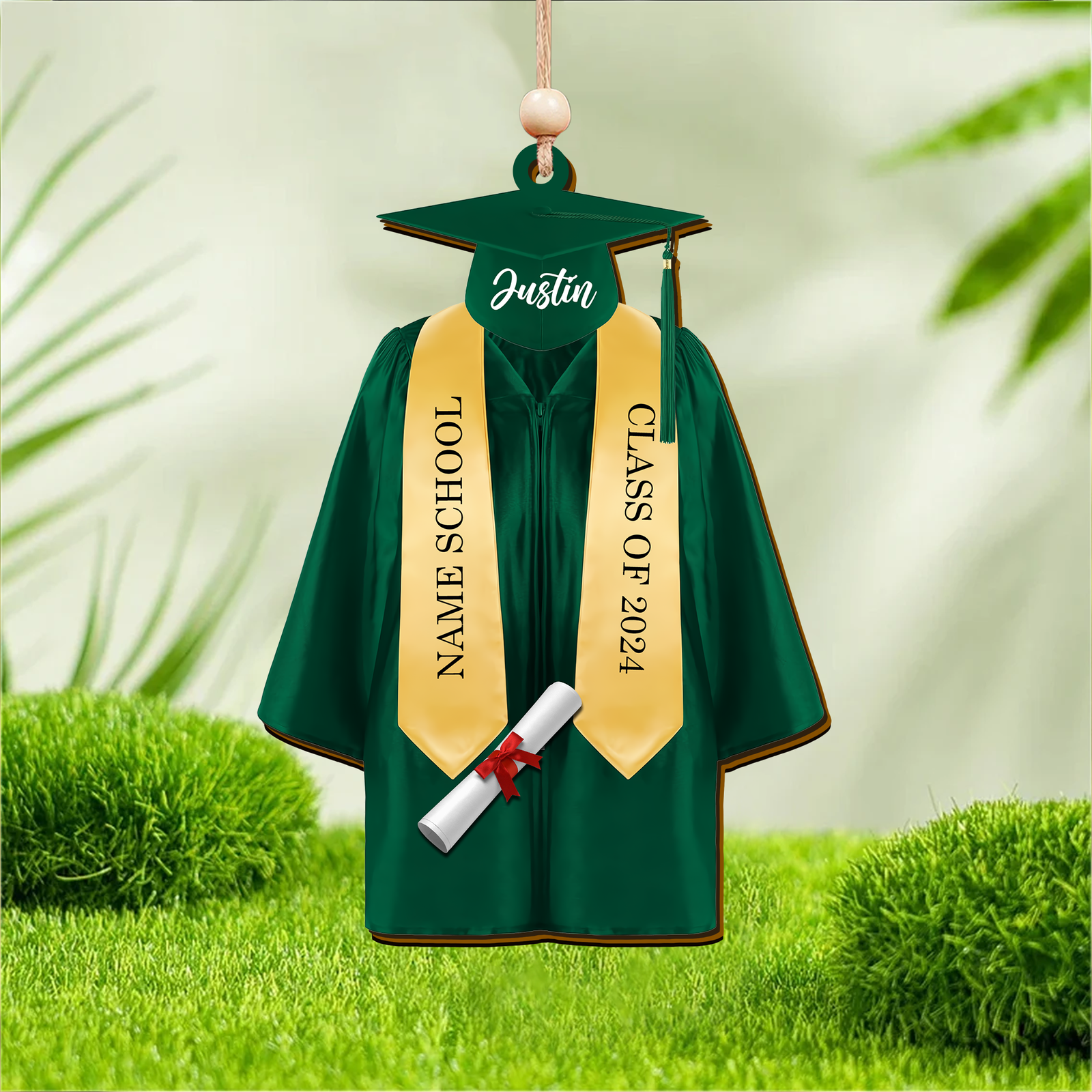 Personalized Graduation Ornament, Custom 2D Flatten Acrylic Ornament CF645 - Kindlytoys