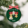 Personalized Puzzle Family Ornament, Christmas Ornament, Custom Ornament CF203 - Kindlytoys