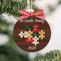 Personalized Puzzle Family Ornament, Christmas Ornament, Custom Ornament CF203 - Kindlytoys