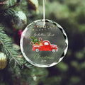 Baby's 1st Christmas Glass Ornament, Personalized Woodland Creatures, Baby Deer Ornament, Holiday Keepsake Ornament, New Baby Gift, 2024 Custom Baby Ornament GX06-13 - Kindlytoys