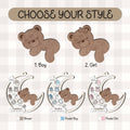 Baby's 1st Christmas Ornament 2024, Personalized Babies First Christmas Ornament CF85 - Kindlytoys