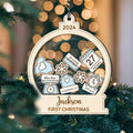 Baby's First Christmas Ornament 2024, Custom 4D Shake Babies Ornament CF17 - Kindlytoys
