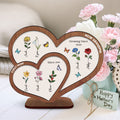 Birth Flower Sign Gifts For Mom, Personalized 