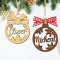 Custom Christmas Name Tag, Personalized Christmas Hanging Stocking Name Tag KT36 - Kindlytoys