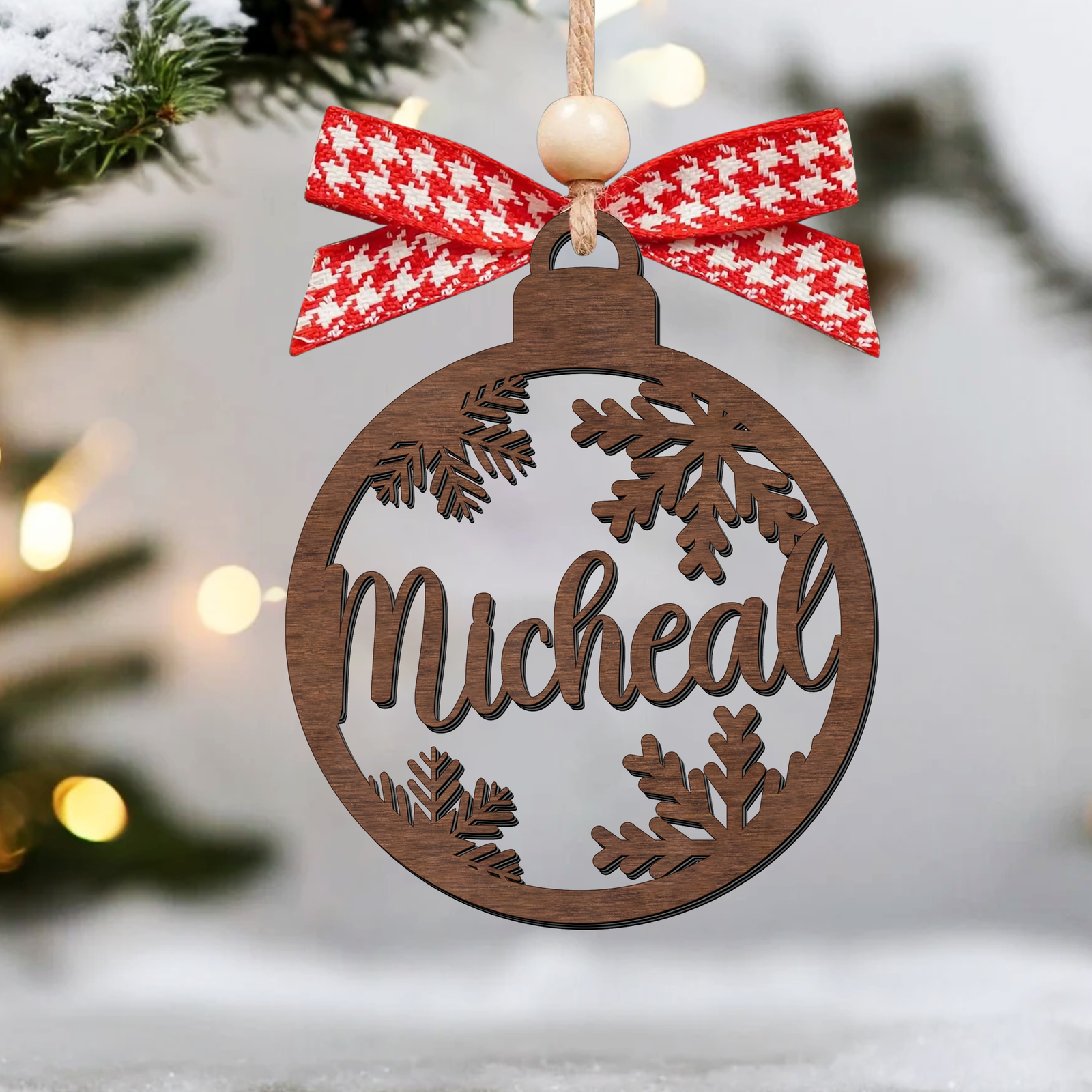Custom Christmas Name Tag, Personalized Christmas Hanging Stocking Name Tag KT36 - Kindlytoys