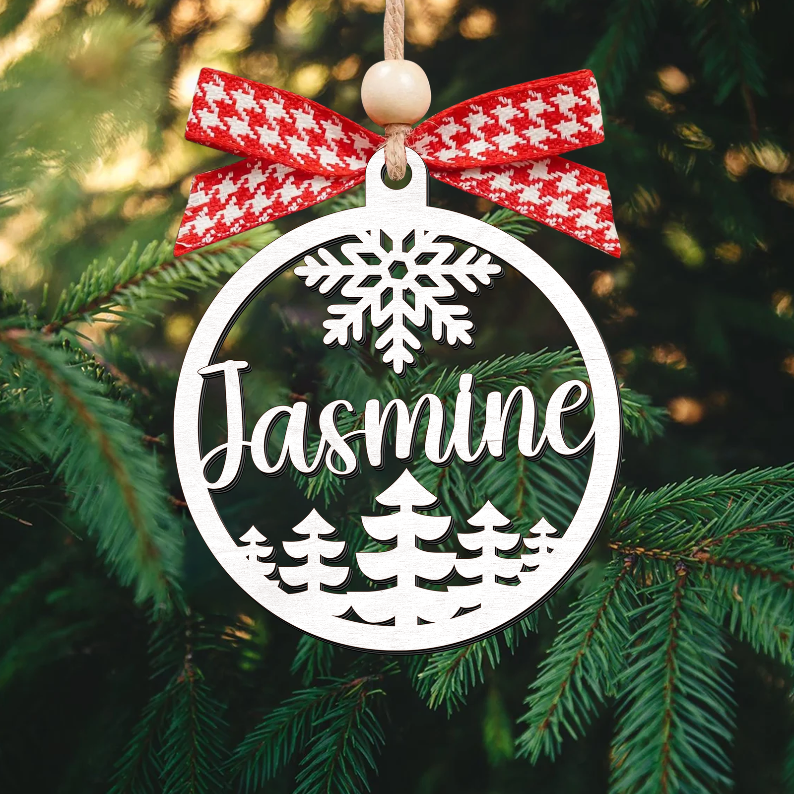 Custom Christmas Name Tag, Personalized Christmas Hanging Stocking Name Tag KT36 - Kindlytoys