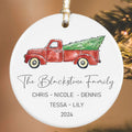 Custom Family Christmas Ornament, Personalised Family Christmas Keepsake CX03 - Kindlytoys