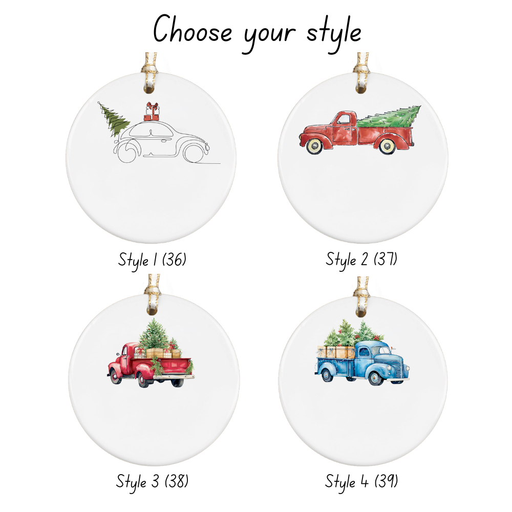 Custom Family Christmas Ornament, Personalised Family Christmas Keepsake CX03 - Kindlytoys