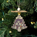 Custom Family Names Christmas Tree Decorations, Family Wooden Ornaments CF207 - Kindlytoys