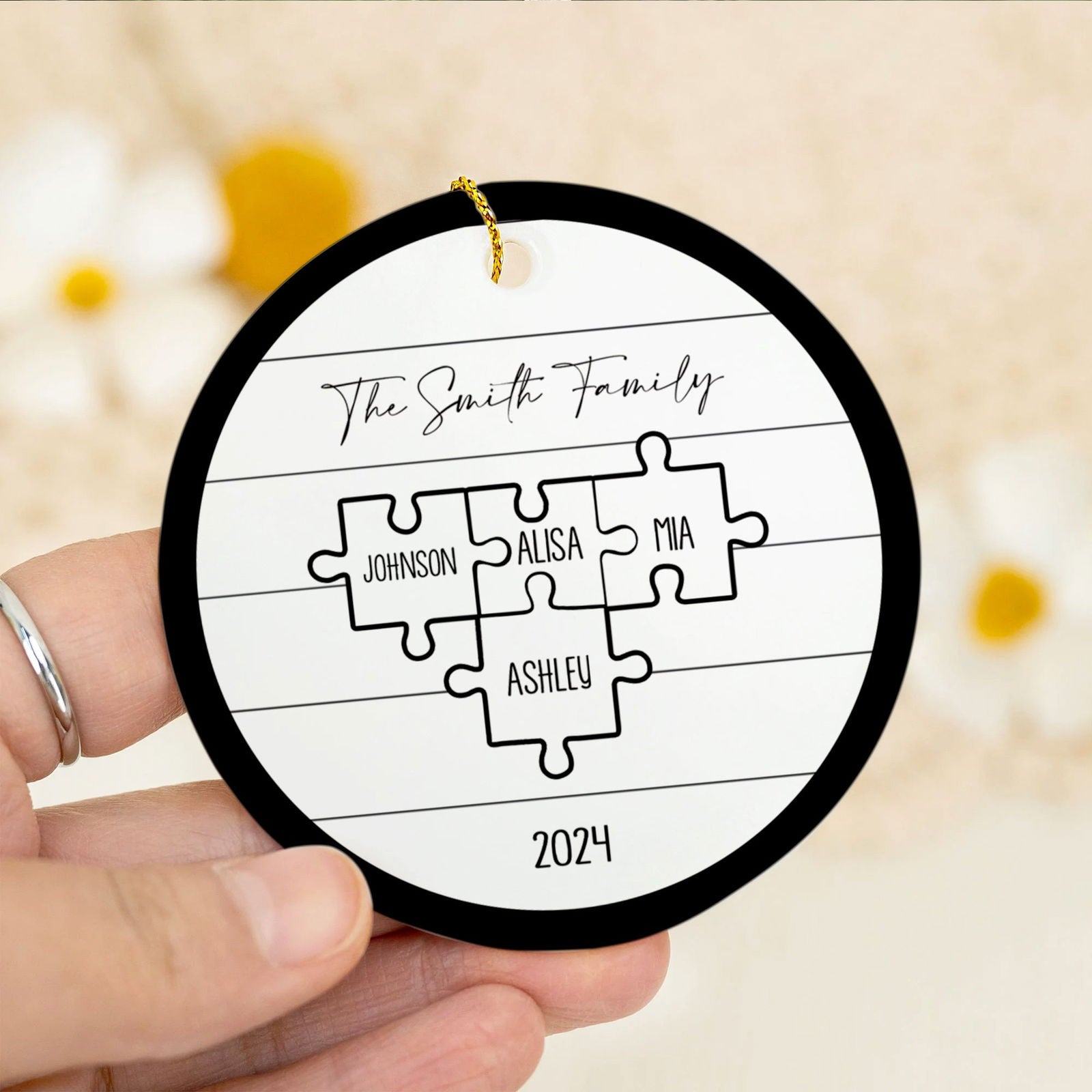 Custom Family Ornament, First Christmas Family Ornament CX01-28 - Kindlytoys