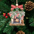 Custom Pet Family Christmas Ornaments, Flat Acrylic Family Ornament With Pets CF265 - Kindlytoys