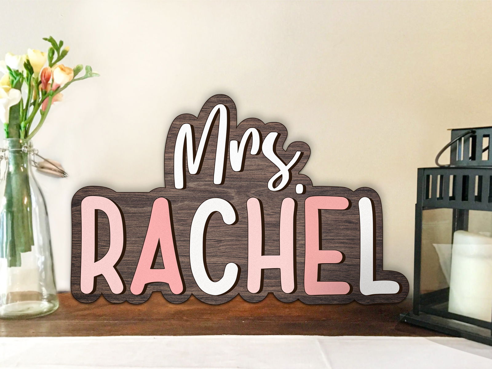 Custom Teacher Door Sign For Classroom DT01 - Kindlytoys