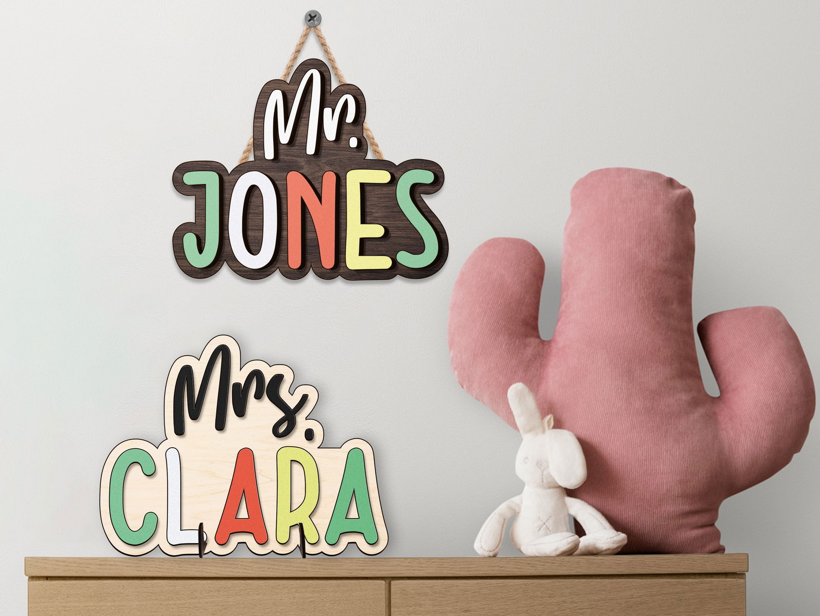 Custom Teacher Door Sign For Classroom DT01 - Kindlytoys