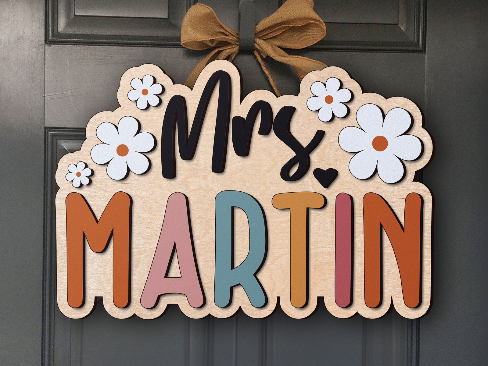 Custom Teacher Door Sign For Classroom DT04 - Kindlytoys