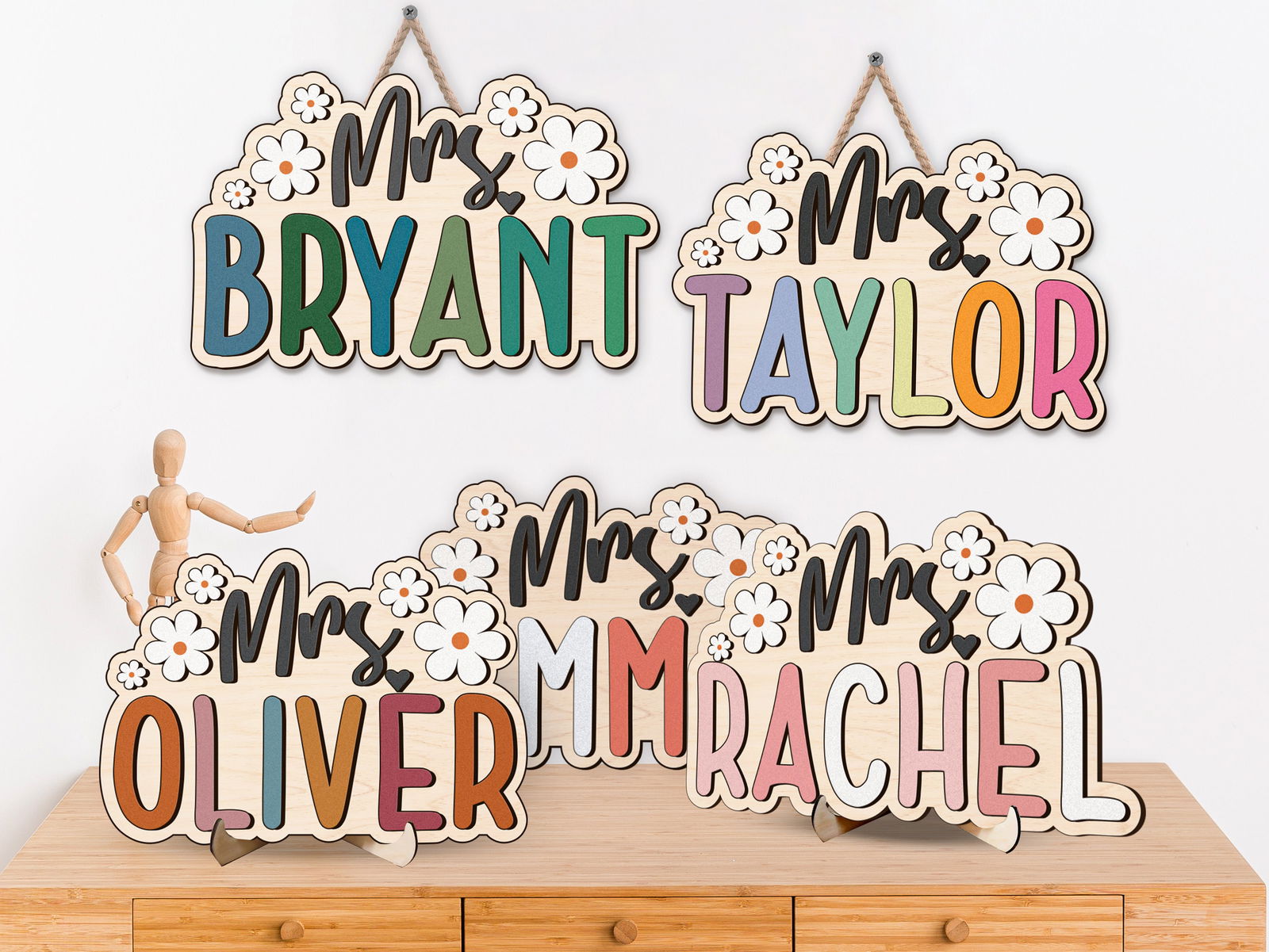 Custom Teacher Door Sign For Classroom DT04 - Kindlytoys