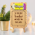Custom Teacher Sticky Note Holder, Personalized Gift for Teacher, Teacher Appreciation Gift, Sticky Note Pad Holder SN08 - Kindlytoys