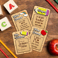Custom Teacher Sticky Note Holder, Personalized Gift for Teacher, Teacher Appreciation Gift, Sticky Note Pad Holder SN08 - Kindlytoys