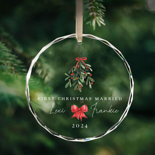 Custom Wedding Christmas Ornament, Custom Location Map Wedding Ornament, Married Ornament, Wedding Ornament, Personalized Ornament Wedding GX05-16 - Kindlytoys