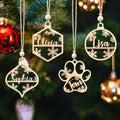 Customized Wooden Name Tags for Place Setting, Christmas Stocking Name Tags KT33 - Kindlytoys