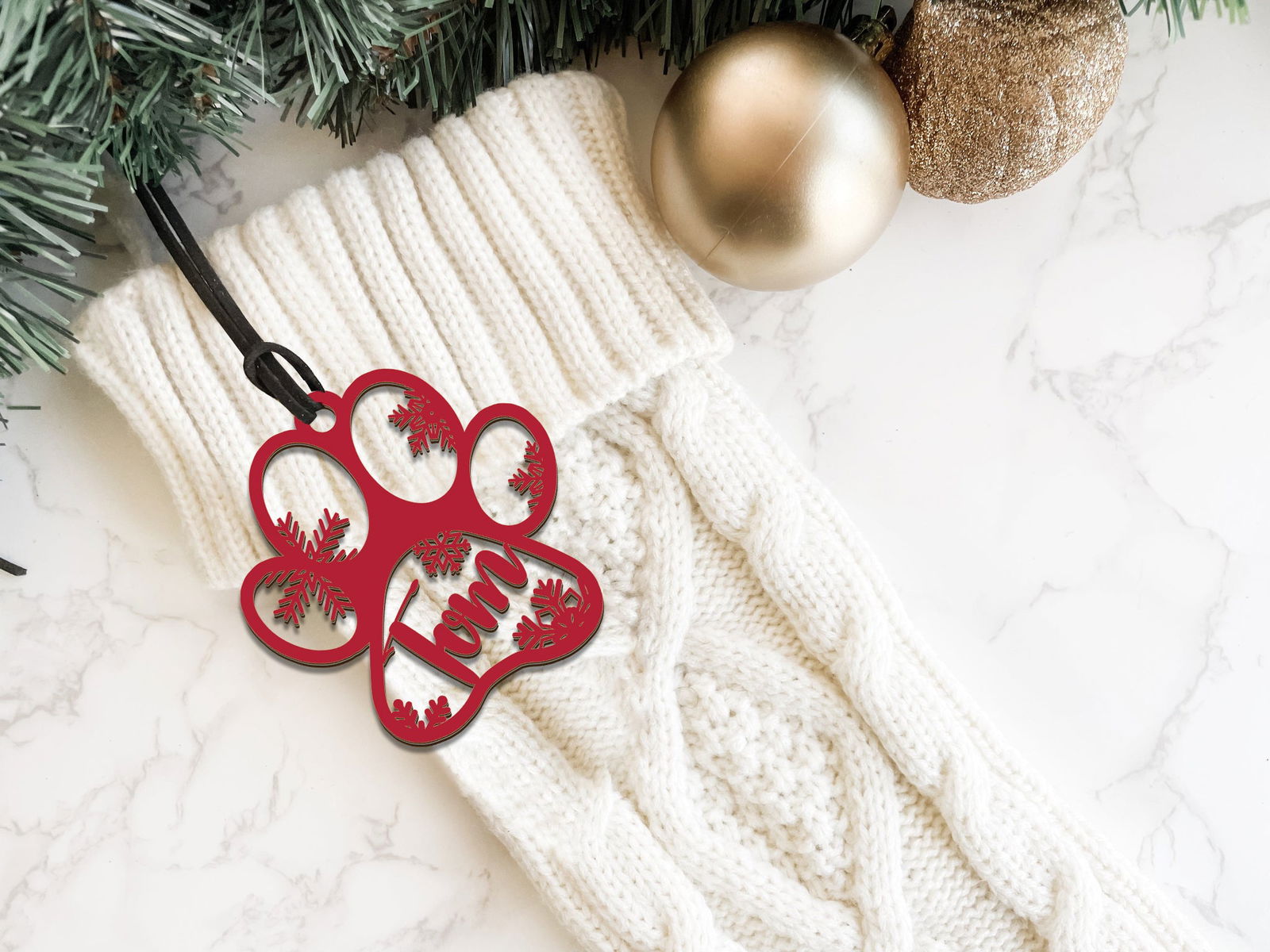 Customized Wooden Name Tags for Place Setting, Christmas Stocking Name Tags KT33 - Kindlytoys