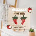 DIY Painted Mother's Day Handprint Wooden Sign Gift, You Are Hands Down The Berry Best Sign, Gift for Mommy MF02 - Kindlytoys