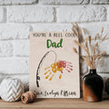 Daddy Fishing Handprint, Fishing Handprint For Father Day Gift, Fish Handprint FH01 - Kindlytoys