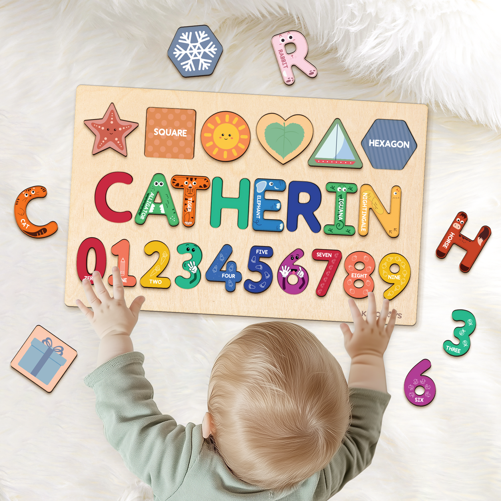 Montessori Gifts For 1 Year Old, Best Baby Toys 6-12 Months, Developmental Toys NP52 - Kindlytoys