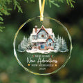New Home New Adventures New Memories 2024, Christmas Ornament, New House Keepsake Gift, Homeowner Gift Ideas, Housewarming Gift, Christmas Tree Hanging Decoration GX06-9 - Kindlytoys