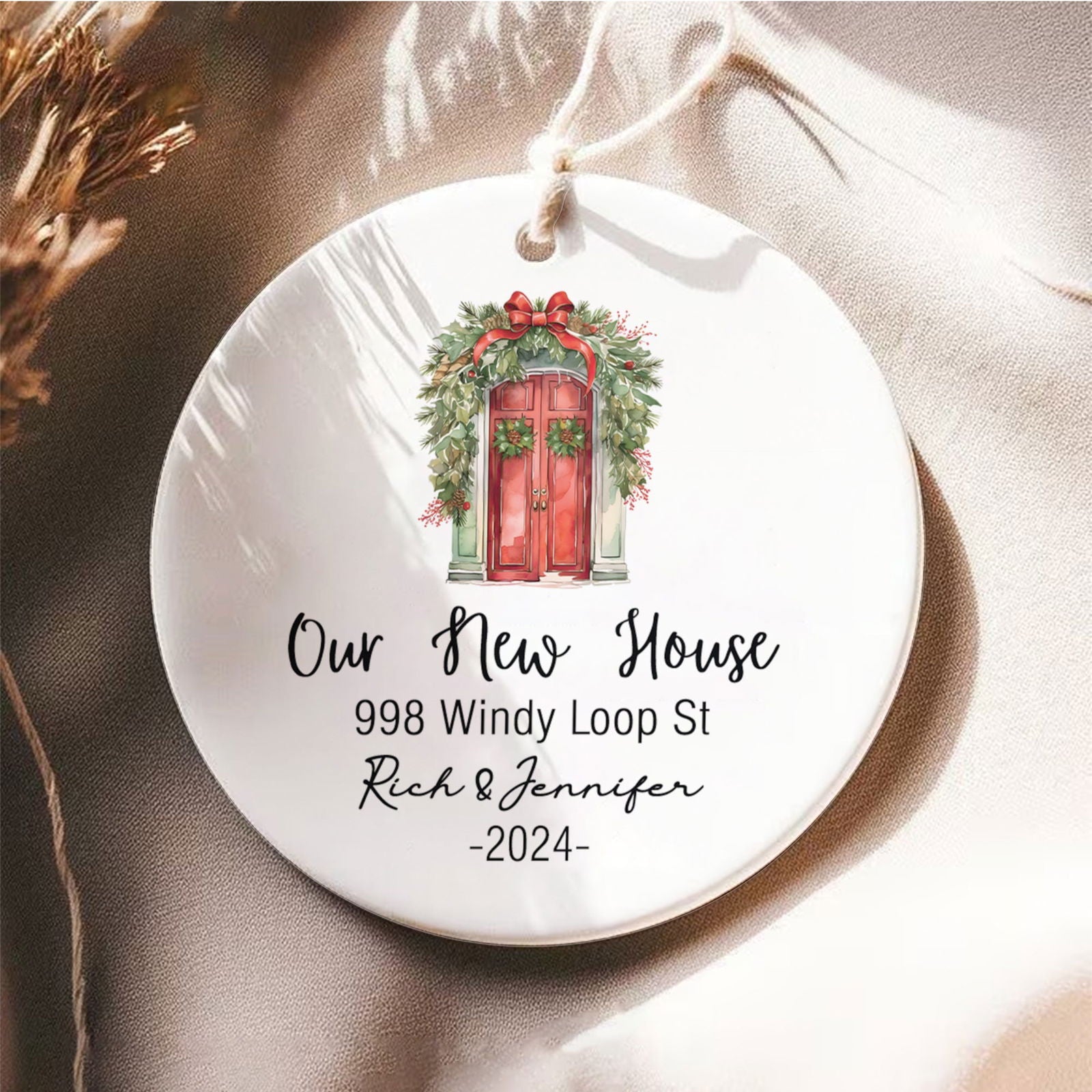 New Home Ornament 2024, House Warming Ornament Gifts, New House New Beginning 2024, New Home Gifts for Home, New Home Owners Gift Idea CX03-6 - Kindlytoys