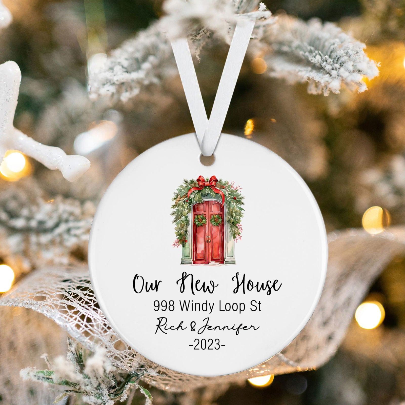 New Home Ornament 2024, House Warming Ornament Gifts, New House New Beginning 2024, New Home Gifts for Home, New Home Owners Gift Idea CX03-6 - Kindlytoys