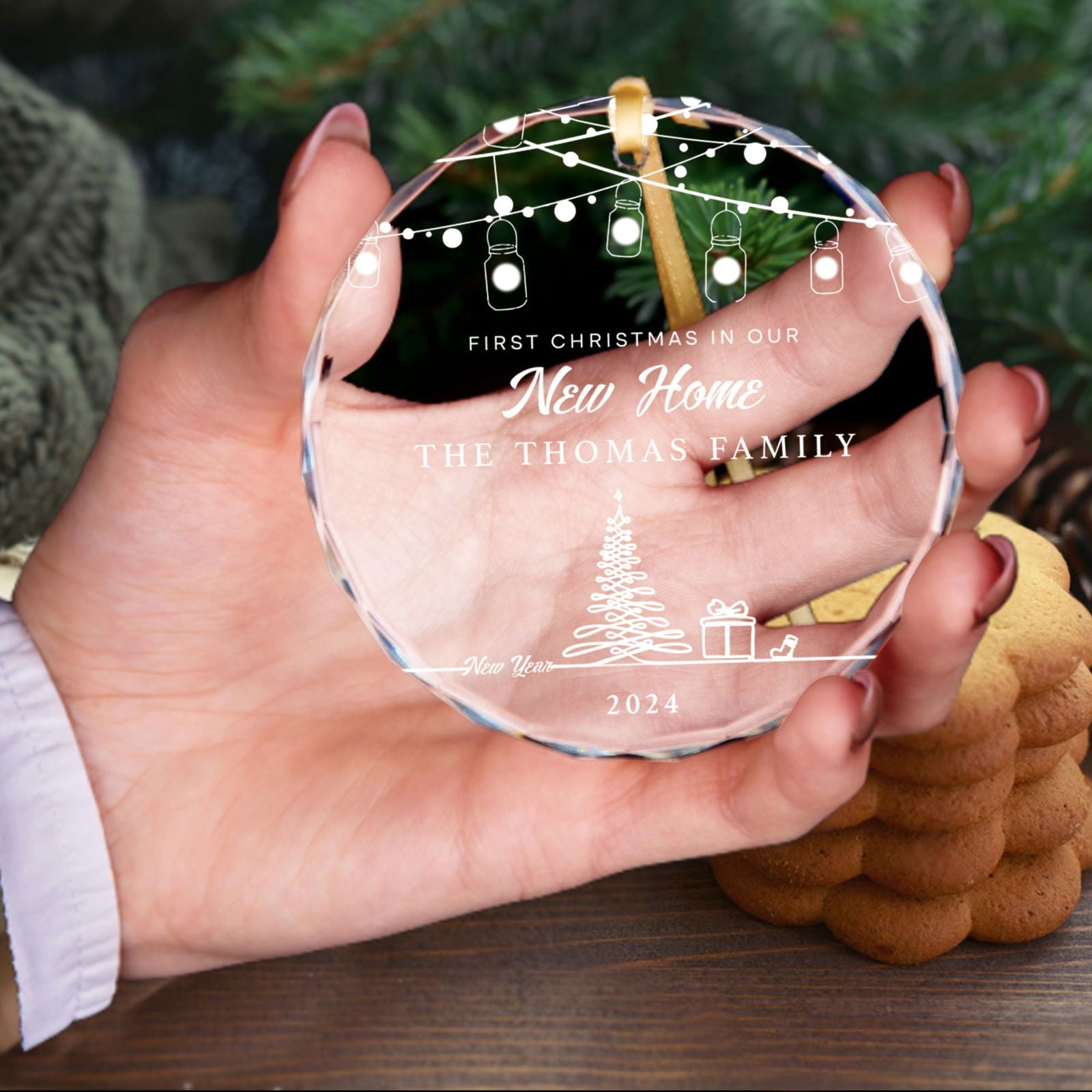 New Home Ornament, House Warming Gifts, First Christmas in Our New Home, Gifts Ideas for New House Decoration GX06-24 - Kindlytoys