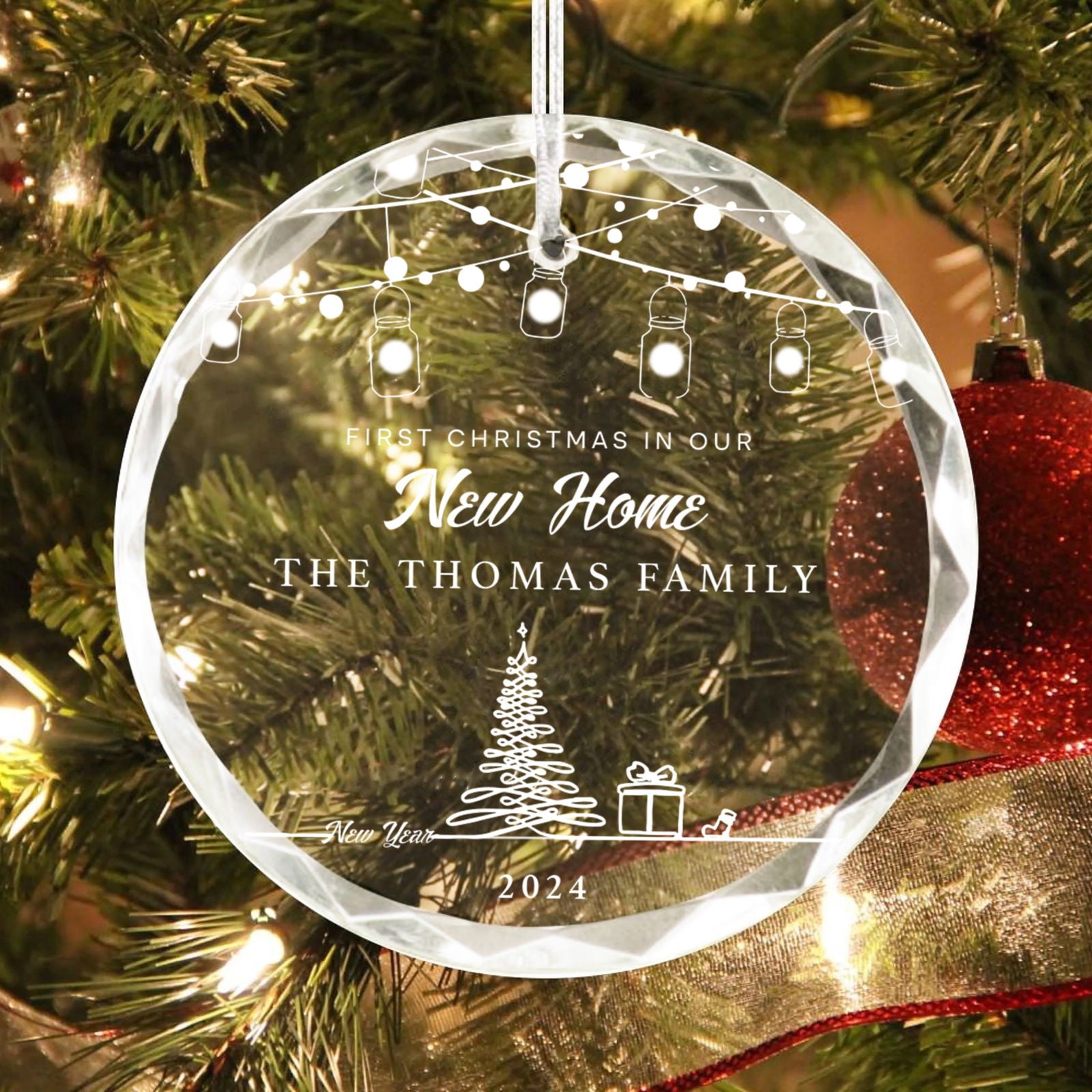 New Home Ornament, House Warming Gifts, First Christmas in Our New Home, Gifts Ideas for New House Decoration GX06-24 - Kindlytoys