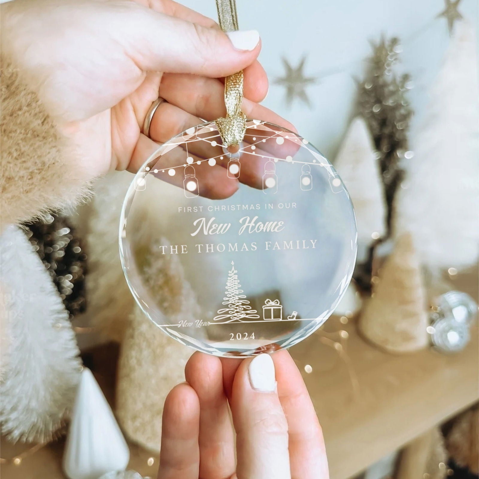New Home Ornament, House Warming Gifts, First Christmas in Our New Home, Gifts Ideas for New House Decoration GX06-24 - Kindlytoys