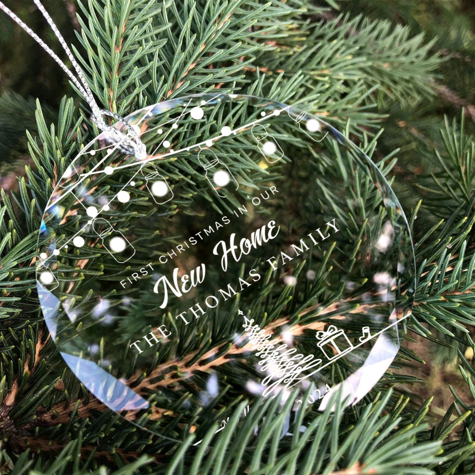 New Home Ornament, House Warming Gifts, First Christmas in Our New Home, Gifts Ideas for New House Decoration GX06-24 - Kindlytoys