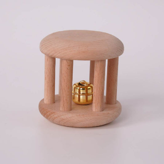 Organic Wooden Rattle, Wooden Montessori Toys KL11 - Kindlytoys