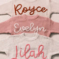 Personalized Baby Sweater With Name