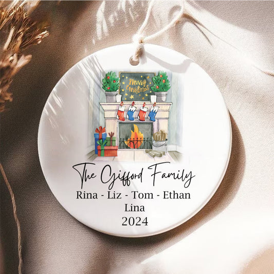 Personalized Family Christmas Ornament CX02-34