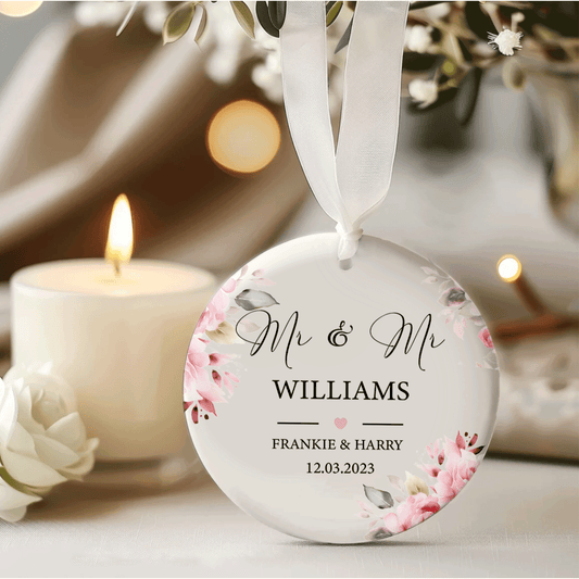 Personalized First Christmas Married Keepsake