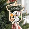 Personalized Baby 1st Christmas Ornament, Baby's First Christmas Ornament 2024 CF143 - Kindlytoys