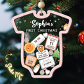Personalized Baby 1st Christmas Ornament, Baby's First Christmas Ornament 2024 CF143 - Kindlytoys