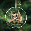 Personalized Baby Ornament, Personalized Woodland Creatures, Baby Bear Ornament, Holiday Keepsake Ornament, New Baby Gift GX02-19 - Kindlytoys